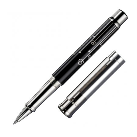 Otto Hutt Design 04 Floral Black - Rollerball