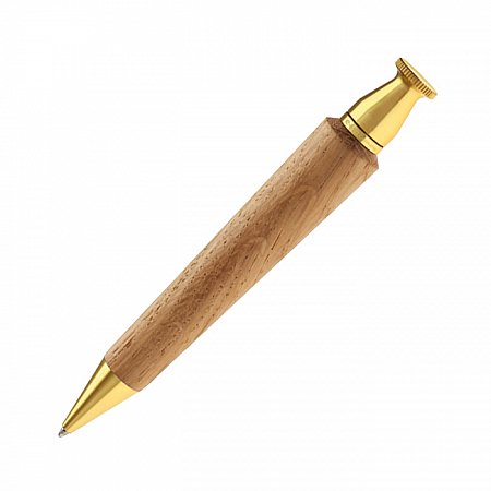 e+m Queen Light Oak Brass - Ballpoint