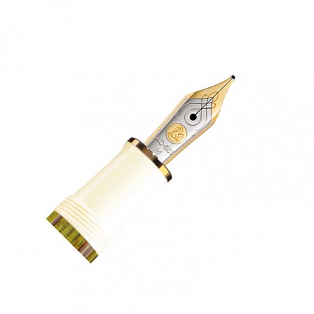 Pelikan M400 Nib Unit 14K Gold two-tone Rhodium trim - [F]