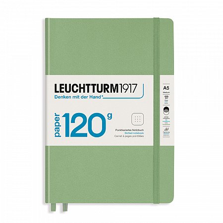 Leuchtturm1917 Notebook A5 120g Dotted - Sage