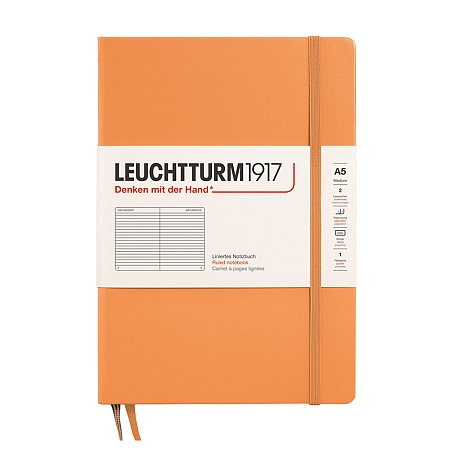 Leuchtturm1917 Notebook A5 Hardcover Ruled - Apricot