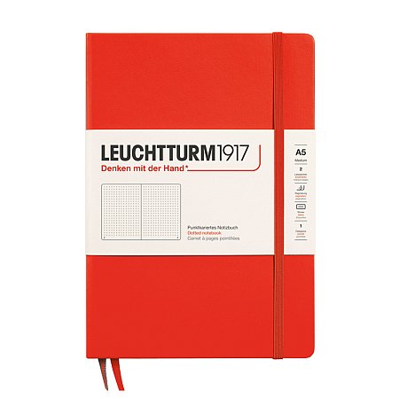 Leuchtturm1917 Notebook A5 Hardcover Dotted - Lobster