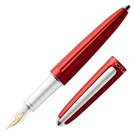 Diplomat Aero Red 14K Gold Nib - Fountain [B]