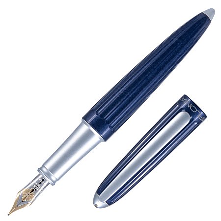 Diplomat Aero Midnight Blue 14K Gold Nib - Fountain [EF]