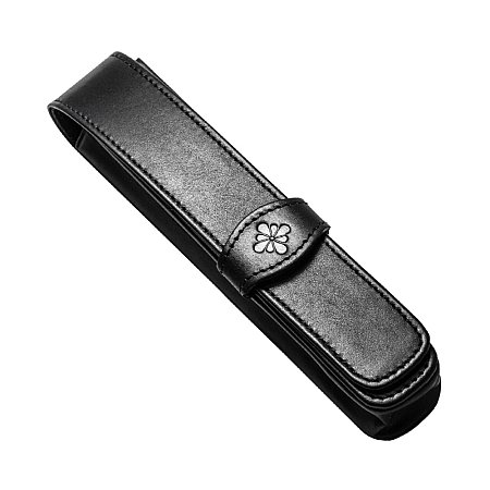 Diplomat Leather Pen Case for 1 Pen - Black