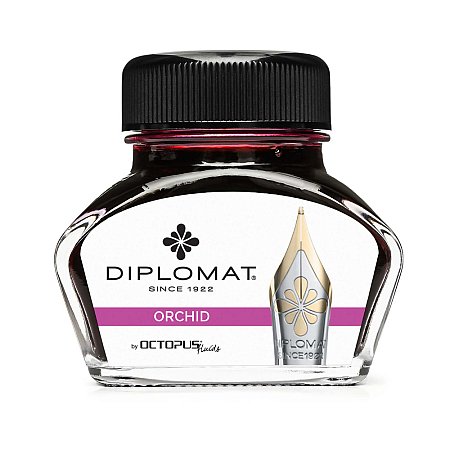 Diplomat Ink Bottle 30ml - Orchid Pink