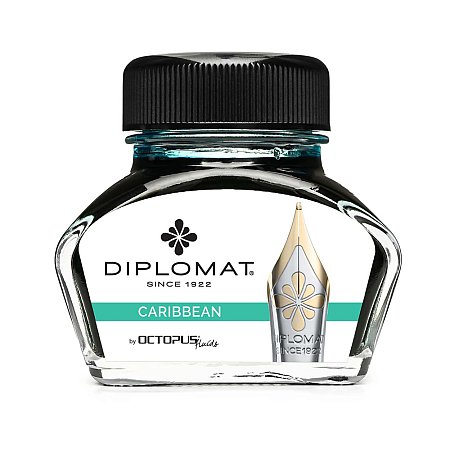 Diplomat Ink Bottle 30ml - Caribbean Turquoise