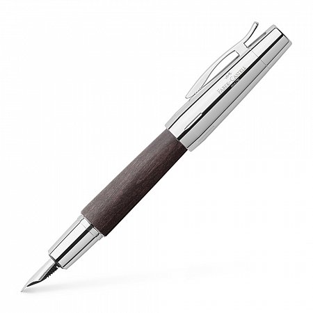 Faber-Castell e-motion Pearwood Black - Fountain [B]