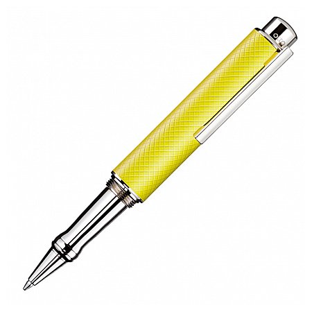 Otto Hutt Design 05 Guilloche Yellow - Ballpoint