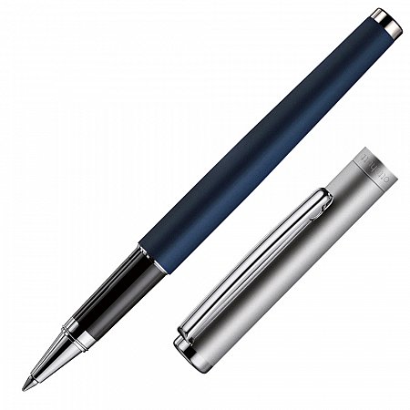 Otto Hutt Design 01 Ruthenium Matt Dark Blue - Rollerball