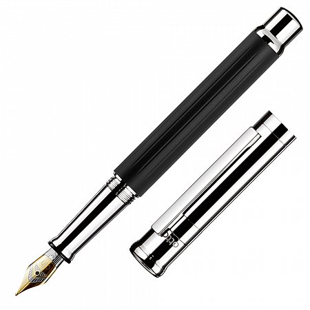 Otto Hutt Design 04 Pinstripe Matt Black 18K Gold Nib - Fountain [B]