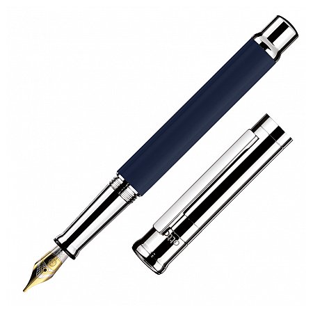 Otto Hutt Design 04 Shiny Lacquer Midnight Blue - 18K Gold Nib - Fountain [B]