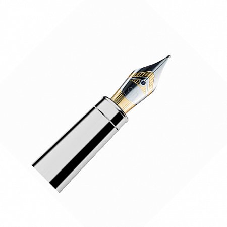 Otto Hutt 03 Fountain Nib Unit Platinum Plated Steel - Bicolor [F]