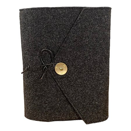 P.A.P Sweden Ulf Wool Notebook A5 - Dark Grey