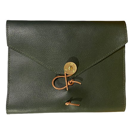 P.A.P Sweden Ulf Leather Notebook A5 - Dark Green