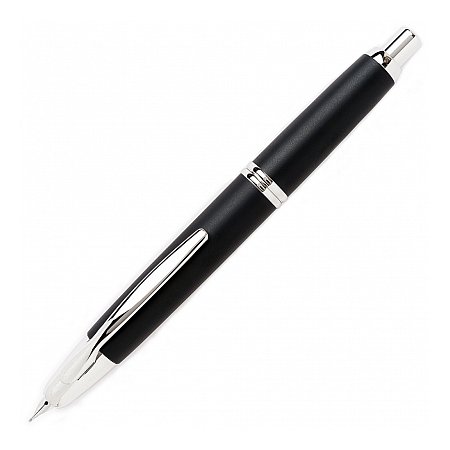 Pilot Capless Rhodium Trim Matte Black - Fountain [M]