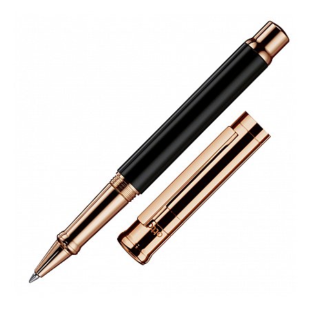 Otto Hutt Design 04 Rose Gold Black - Rollerball