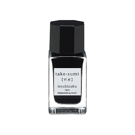 Pilot Ink Iroshizuku 15ml Black - Take-Sumi (Bamboo charcoal)